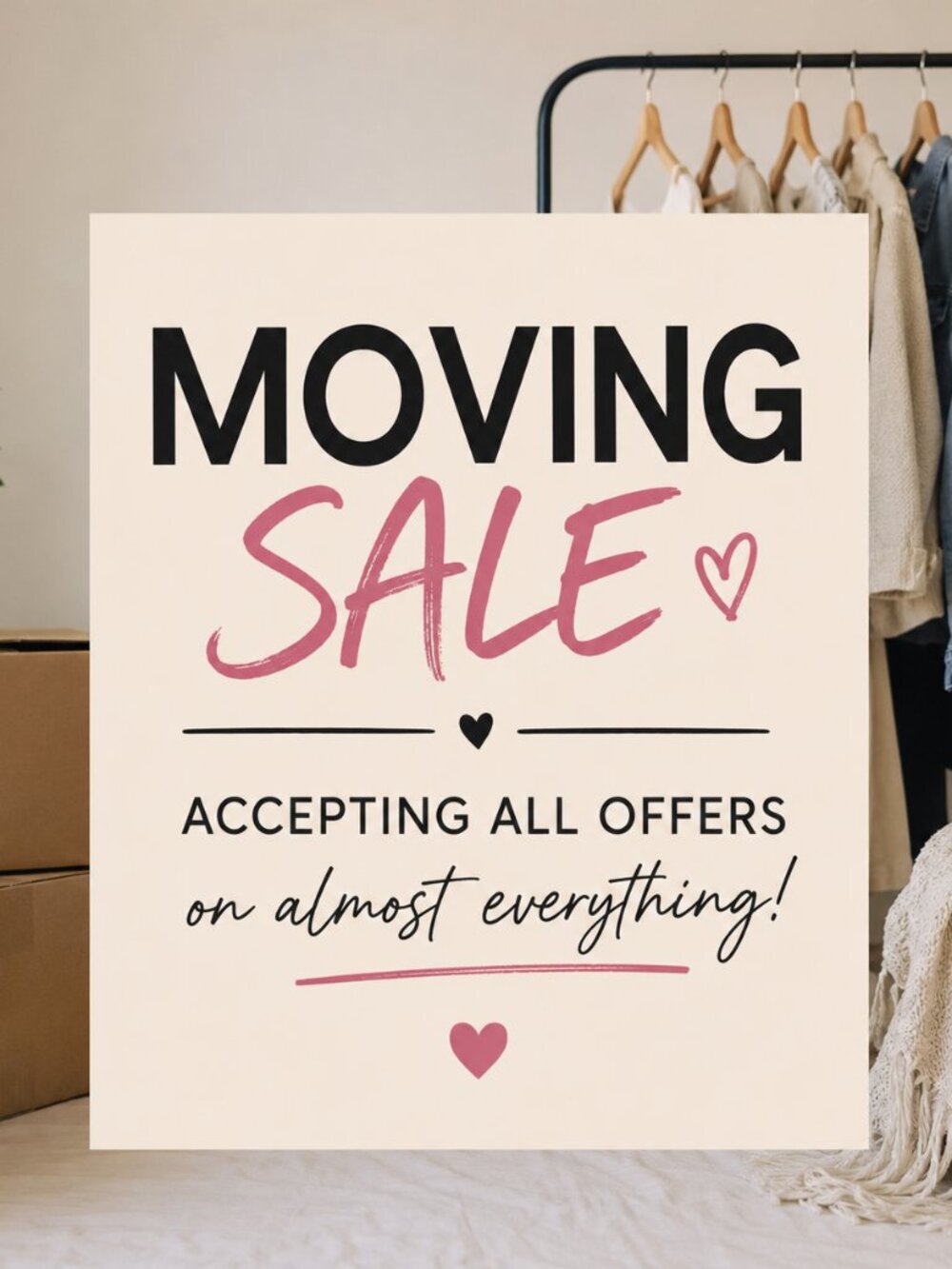 MOVING SALE ✨📦